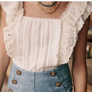 Sezane Lexi top sz 34